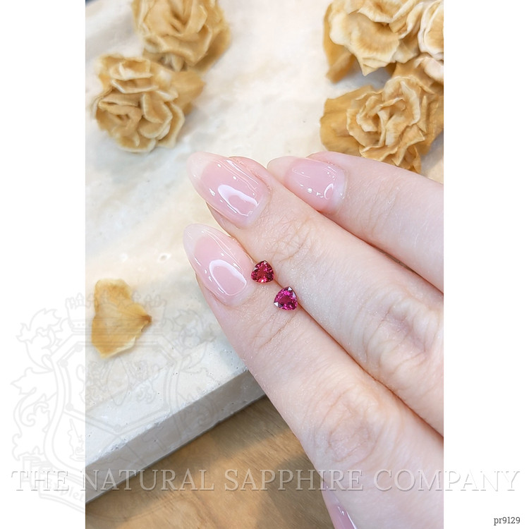 0.70 Ct.Tw. Ruby Pair from Mozambique