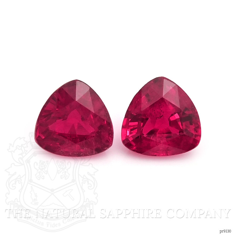 0.63 Ct.Tw. Ruby Pair from Mozambique