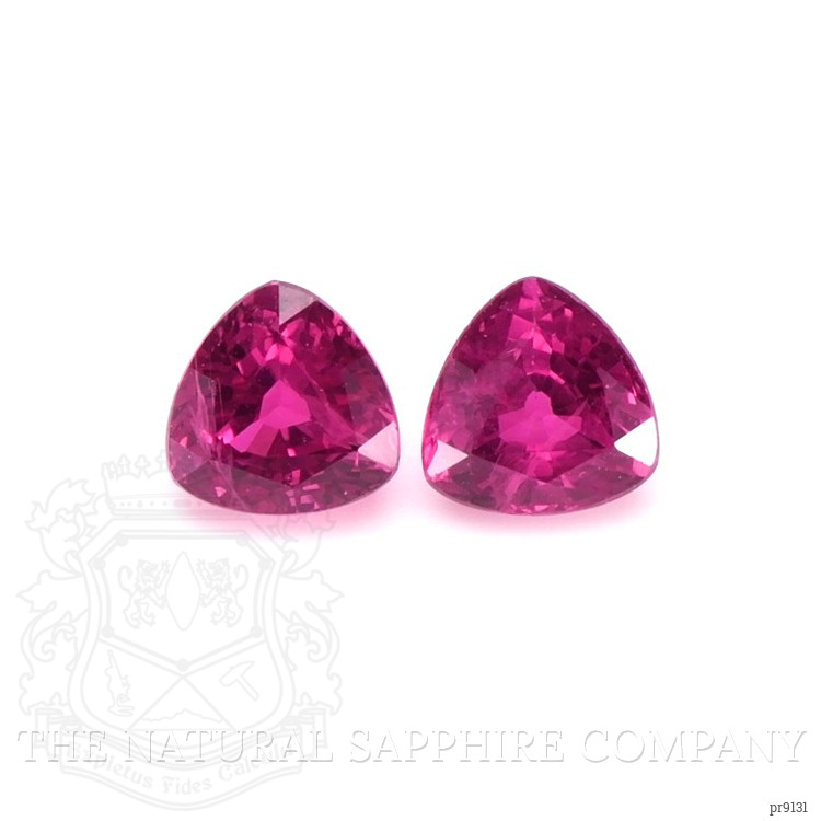 0.91 Ct.Tw. Pink Sapphire Pair from Madagascar