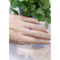 0.91 Ct.Tw.Total Carat Weight Pink Sapphire Pair from Madagascar Life Style