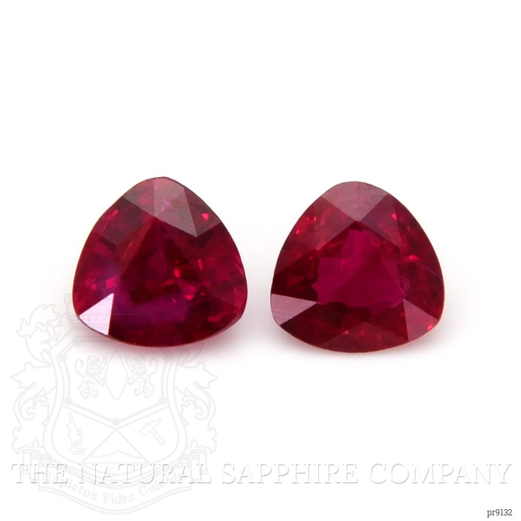 0.60 Ct.Tw. Ruby Pair from Mozambique