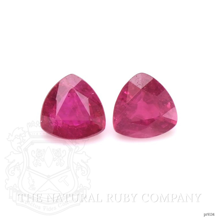 1.00 Ct.Tw. Ruby Pair from Mozambique