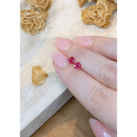 1.00 Ct.Tw.Total Carat Weight Ruby Pair from Mozambique Life Style