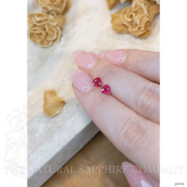 1.00 Ct.Tw. Ruby Pair from Mozambique