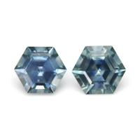 0.95&nbsp;Ct.Tw.Total Carat Weight Bluish Green Sapphire Pair from Montana Video