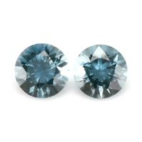 0.97 Ct.Tw.Total Carat Weight Greenish Blue Sapphire Pair from Montana Video