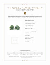 2.19 Ct.Tw.Total Carat Weight Sapphire Pair from Montana Scan Report