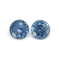 1.23 Ct.Tw.Total Carat Weight Sapphire Pair from Montana Video