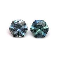 1.13 Ct.Tw.Total Carat Weight Sapphire Pair from Montana Video