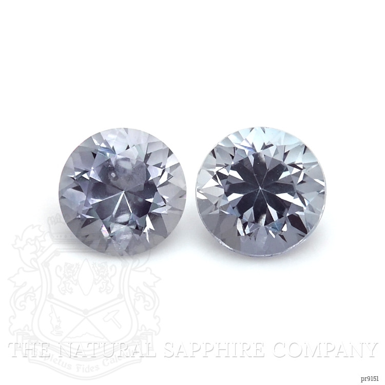 0.99 Ct.Tw. Violet Sapphire Pair from Montana