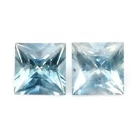 0.54 Ct.Tw.Total Carat Weight Greenish Blue Sapphire Pair from Montana Video
