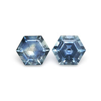 1.22 Ct.Tw.Total Carat Weight Sapphire Pair from Montana Video