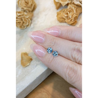 1.33 Ct.Tw.Total Carat Weight Blue Sapphire Pair from Montana Life Style