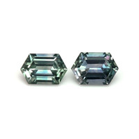 1.13 Ct.Tw.Total Carat Weight Sapphire Pair from Montana Video