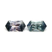 1.40 Ct.Tw.Total Carat Weight Bluish Purple Sapphire Pair from Montana Video