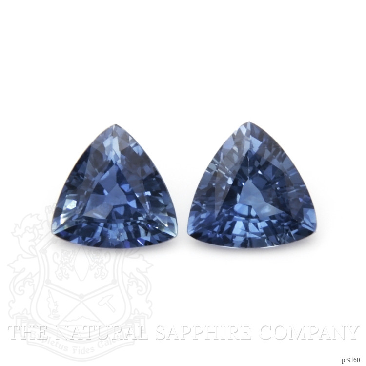 2.26 Ct.Tw. Blue Sapphire Pair from Ceylon (Sri Lanka)
