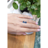 2.26&nbsp;Ct.Tw.Total Carat Weight Blue Sapphire Pair from Ceylon (Sri Lanka) Life Style