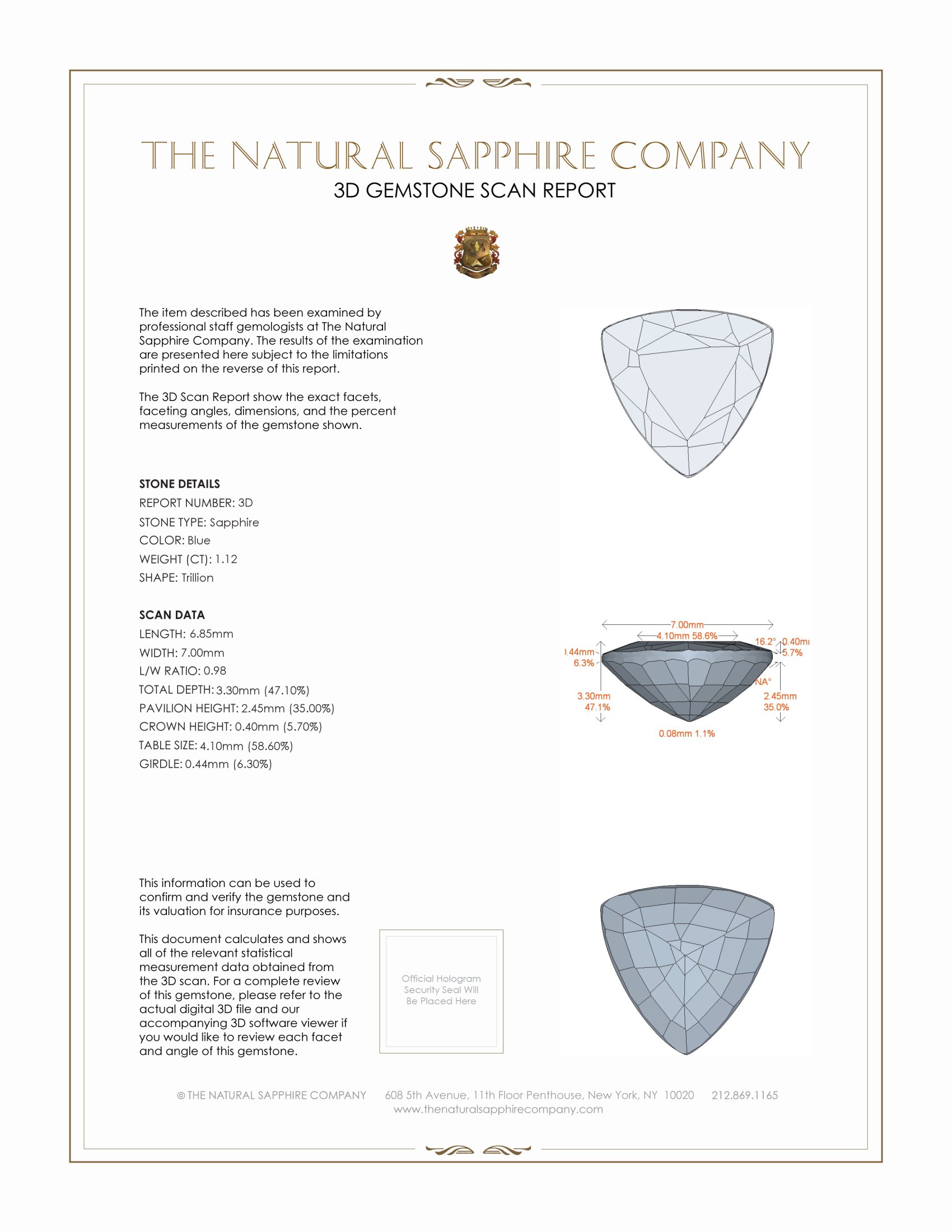 2.26 Ct.Tw. Blue Sapphire Pair from Ceylon (Sri Lanka)