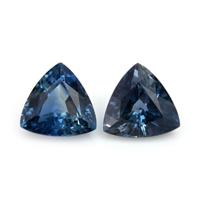 2.52&nbsp;Ct.Tw.Total Carat Weight Blue Sapphire Pair from Ceylon (Sri Lanka) Video