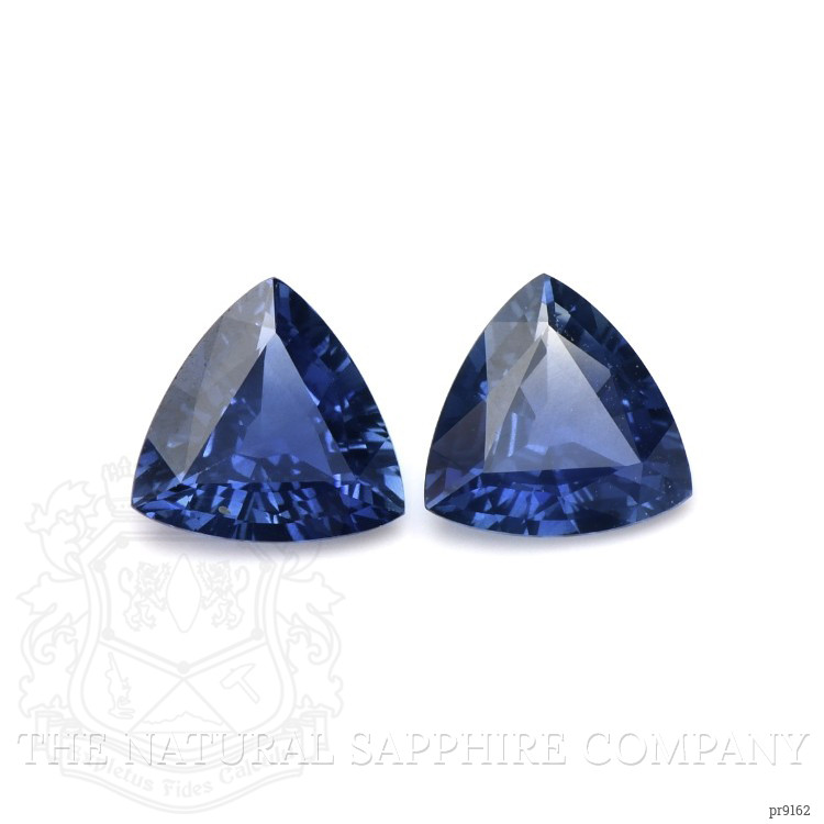 2.58 Ct.Tw. Blue Sapphire Pair from Ceylon (Sri Lanka)