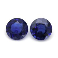 2.84&nbsp;Ct.Tw.Total Carat Weight Blue Sapphire Pair from Ceylon (Sri Lanka) Video