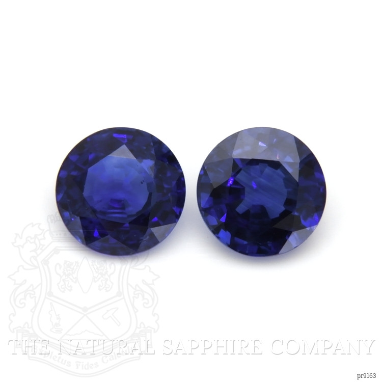2.84 Ct.Tw. Blue Sapphire Pair from Ceylon (Sri Lanka)