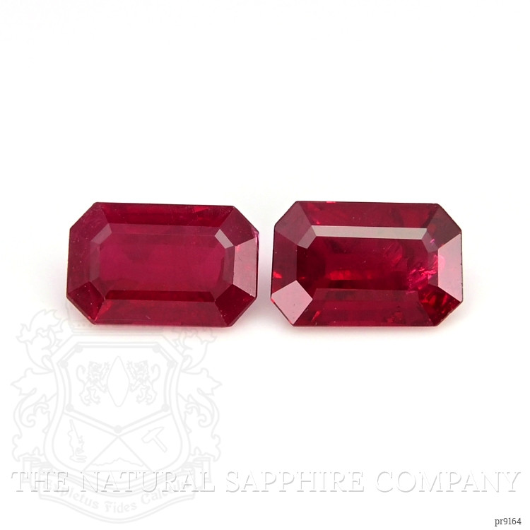 1.26 Ct.Tw. Ruby Pair from Ceylon (Sri Lanka)