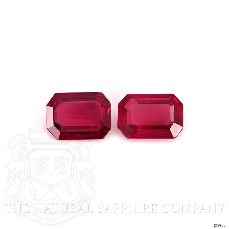 1.81 Ct.Tw. Ruby Pair from Ceylon (Sri Lanka)