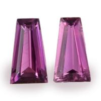 0.35 Ct.Tw.Total Carat Weight Ruby Pair from Madagascar Video