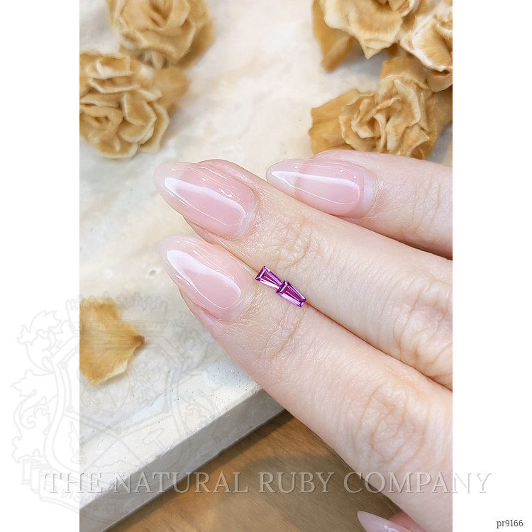 0.35 Ct.Tw. Ruby Pair from Madagascar