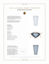 0.35&nbsp;Ct.Tw.Total Carat Weight Ruby Pair from Madagascar 3 D Scan Report