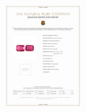 0.59 Ct.Tw.Total Carat Weight Ruby Pair from Mozambique Scan Report