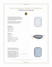 0.59&nbsp;Ct.Tw.Total Carat Weight Ruby Pair from Mozambique 3 D Scan Report