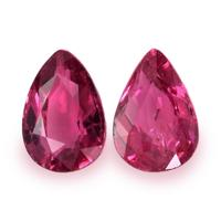 1.40 Ct.Tw.Total Carat Weight Ruby Pair from Mozambique Video