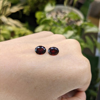 4.42&nbsp;Ct.Tw.Total Carat Weight Garnet Pair from Ceylon (Sri Lanka) Life Style