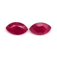 5.36 Ct.Tw.Total Carat Weight Ruby Pair from Mozambique Video