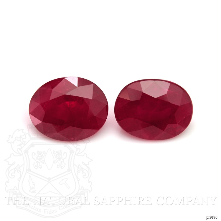 6.08 Ct.Tw. Ruby Pair from Mozambique