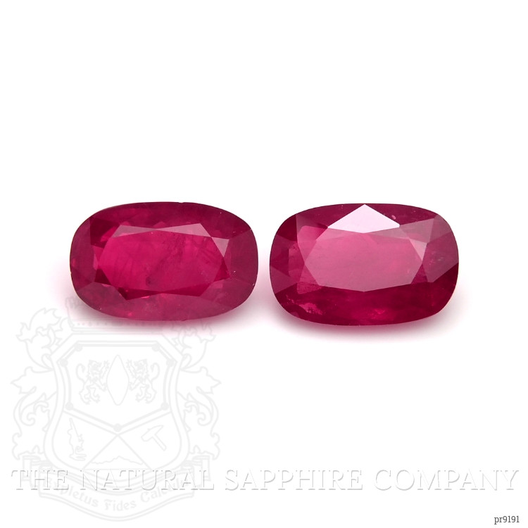 7.12 Ct.Tw. Ruby Pair from Mozambique