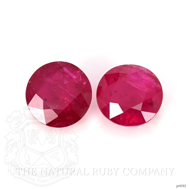6.93 Ct.Tw. Ruby Pair from Mozambique
