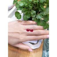 5.36 Ct.Tw.Total Carat Weight Ruby Pair from Mozambique Life Style