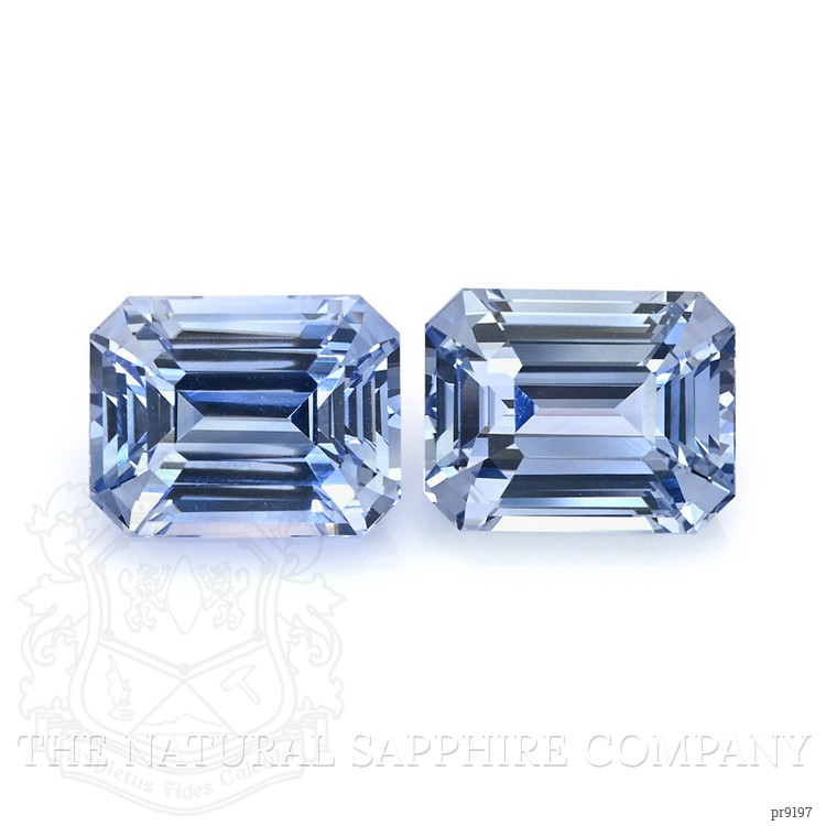12.19 Ct.Tw. Blue Sapphire Pair from Ceylon (Sri Lanka)