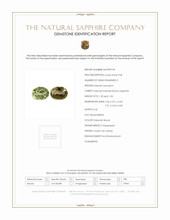 2.53 Ct.Tw.Total Carat Weight Green Sapphire Pair from Ceylon (Sri Lanka) Scan Report