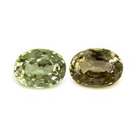 2.53&nbsp;Ct.Tw.Total Carat Weight Green Sapphire Pair from Ceylon (Sri Lanka) Video