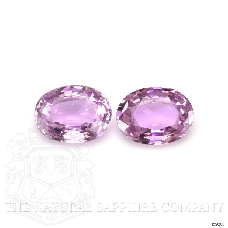 1.71 Ct.Tw. Pinkish Purple Sapphire Pair from Ceylon (Sri Lanka)