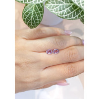 1.71&nbsp;Ct.Tw.Total Carat Weight Pinkish Purple Sapphire Pair from Ceylon (Sri Lanka) Life Style
