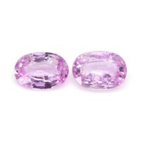 1.71&nbsp;Ct.Tw.Total Carat Weight Pink Sapphire Pair from Ceylon (Sri Lanka) Video