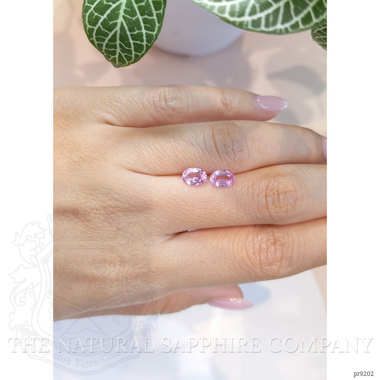 1.71 Ct.Tw. Pink Sapphire Pair from Ceylon (Sri Lanka)