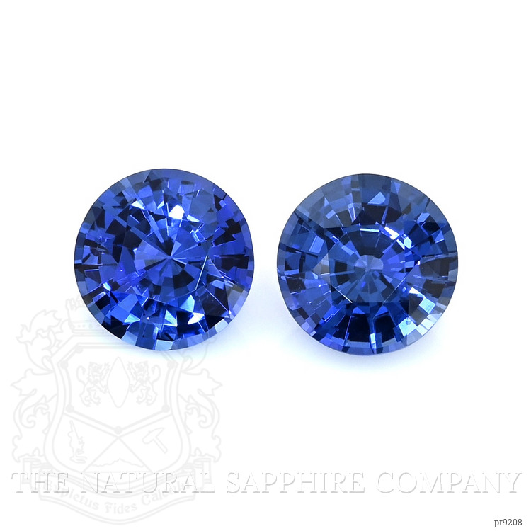 2.82 Ct.Tw. Blue Sapphire Pair from Ceylon (Sri Lanka)