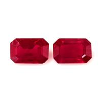 1.17 Ct.Tw.Total Carat Weight Ruby Pair from Mozambique Video