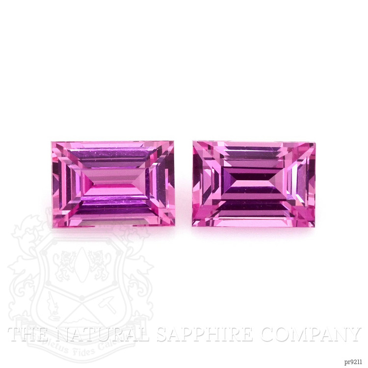 2.10 Ct.Tw. Pink Sapphire Pair from Ceylon (Sri Lanka)